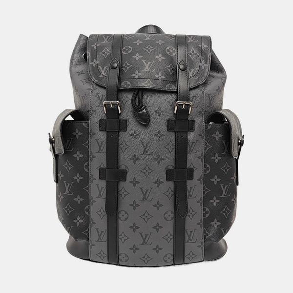CHRISTOPHER Monogram Coated Canvas Gray