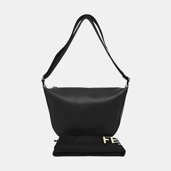 Calfskin Shoulder Bag Black