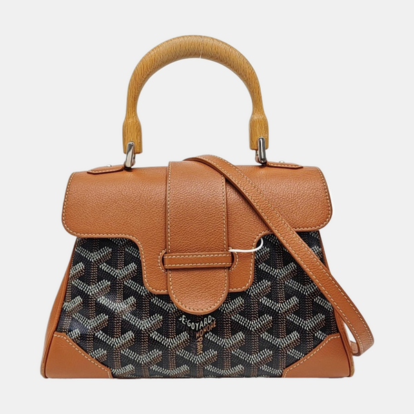 Saïgon Mini Coated Canvas Brown