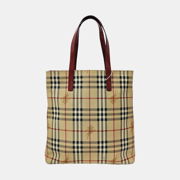 Coated Canvas Top Handle Bag Multicolor
