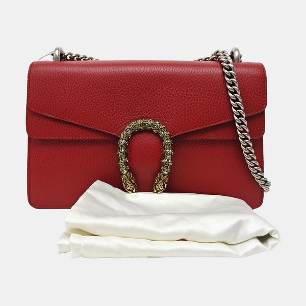 Dionysus Medium Calfskin Red
