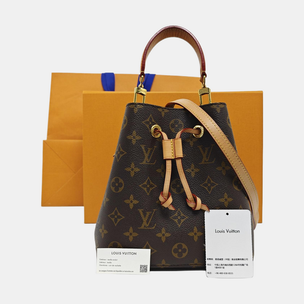 NÉONOÉ BB Monogram Coated Canvas Brown