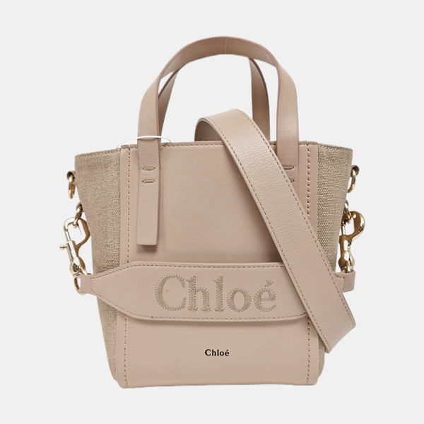 Leather Tote Bag Small Pink