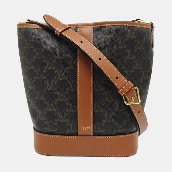 TRIOMPHE CANVAS Small Coated Canvas Brown