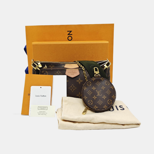 MULTI Monogram Coated Canvas Brown