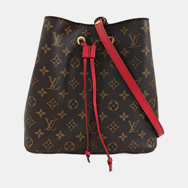 NÉONOÉ MM Monogram Coated Canvas Brown
