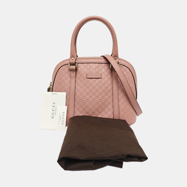 Microguccissima Monogram Calfskin Pink