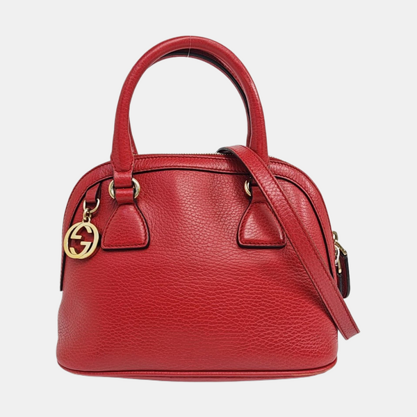 Dome Calfskin Red