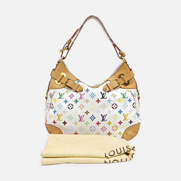 LV × TM GRETA Monogram Coated Canvas White