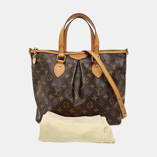 PALERMO PM Monogram Coated Canvas Brown