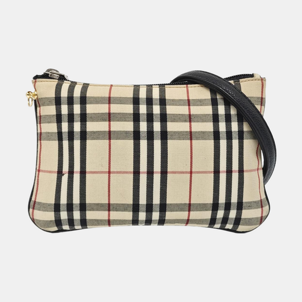 Canvas Clutch Beige