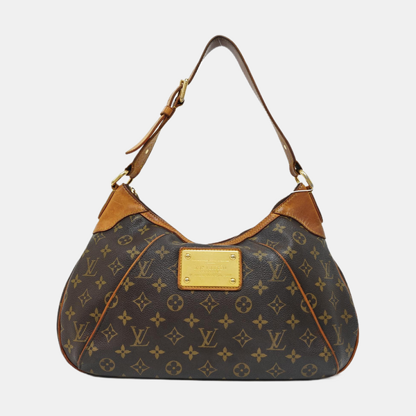 VINTAGE THAMES GM Monogram Coated Canvas Brown