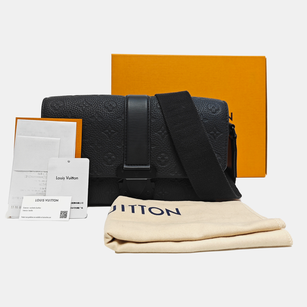 S-CAPE Monogram Calfskin Black