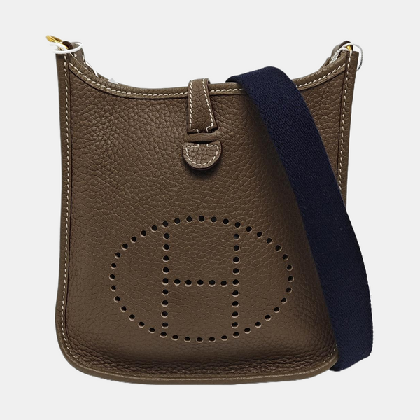 Authenticated pre-owned Evelyne TPM Clemence Grey - Shoulder Bag at Looply