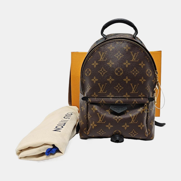 PALM SPRINGS PM Monogram Coated Canvas Brown