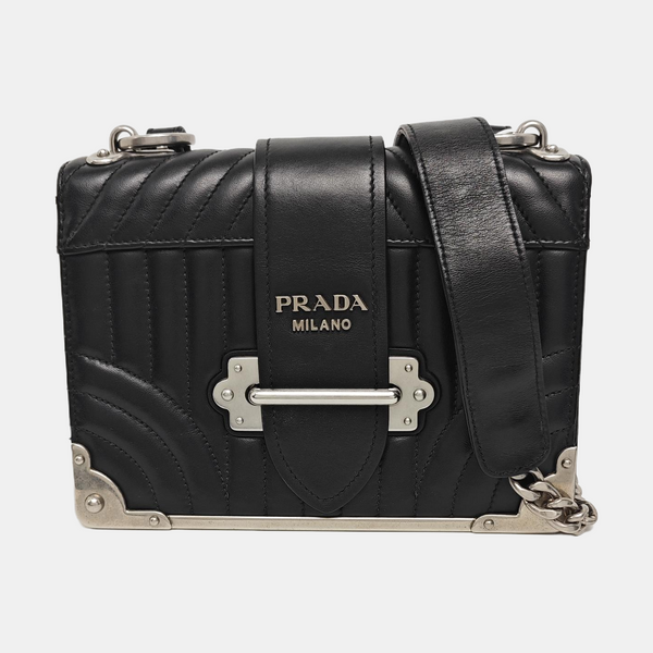 Cahier Quilted Lambskin Black