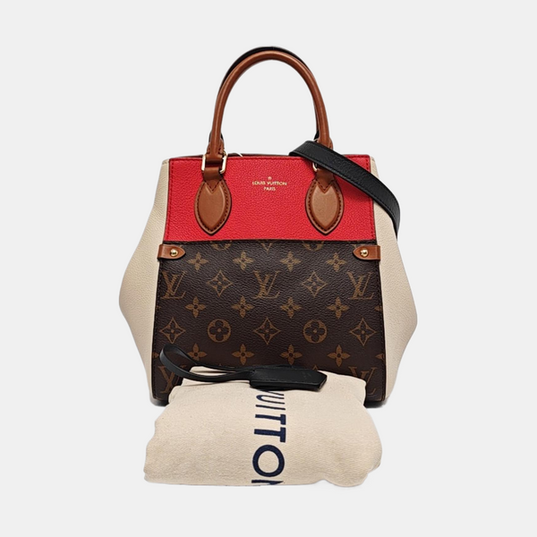 FOLD PM Monogram Coated Canvas Brown