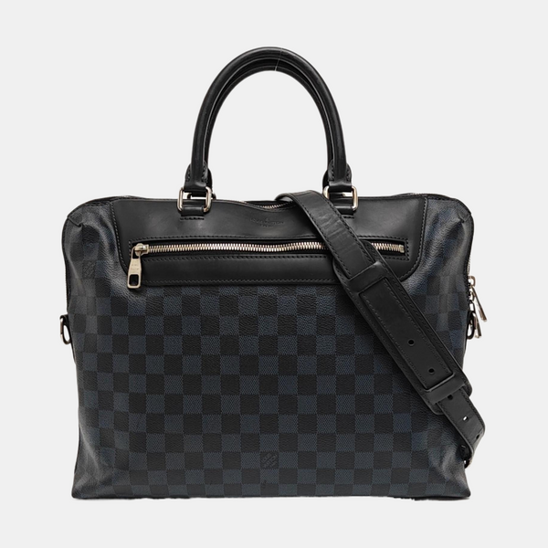 PORTE-DOCUMENTS Damier Coated Canvas Blue