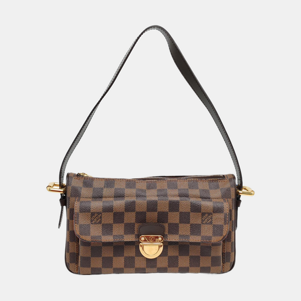RAVELLO GM Damier Ebene Coated Canvas Brown