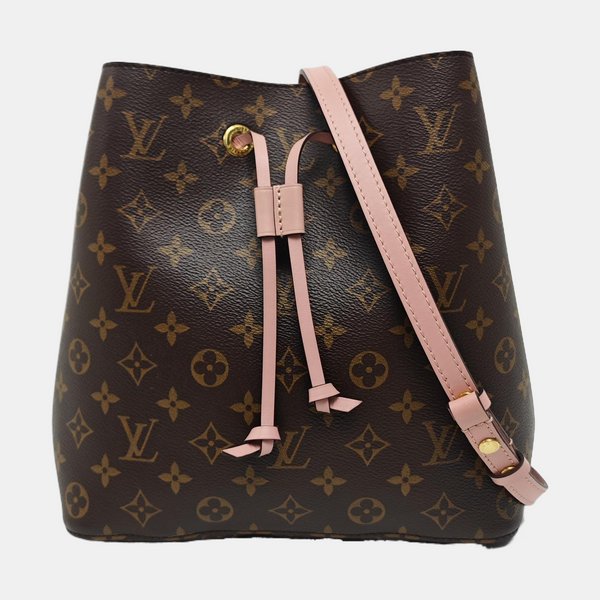 NÉONOÉ MM Monogram Coated Canvas Brown