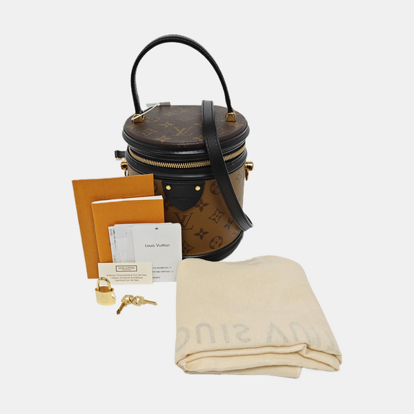 CANNES PM Monogram Coated Canvas Brown