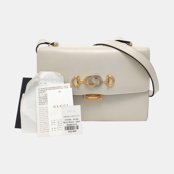 Zumi Small Calfskin White
