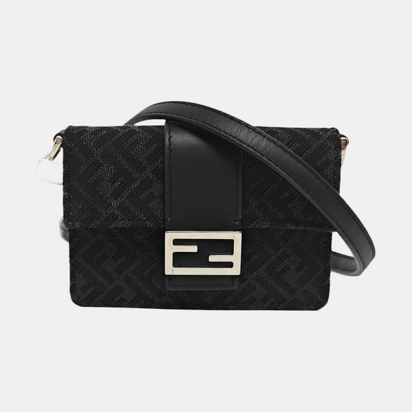 Authenticated pre-owned Baguette Mini Fabric Black - Shoulder Bag at Looply