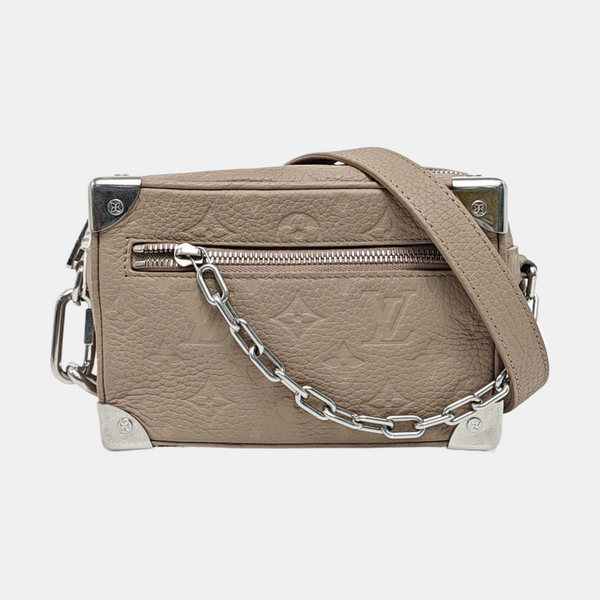 SOFT TRUNK Mini Monogram Calfskin Gray