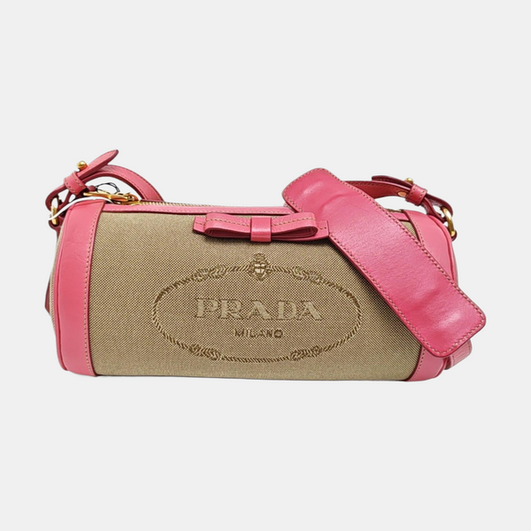 Canvas Shoulder Bag Brown