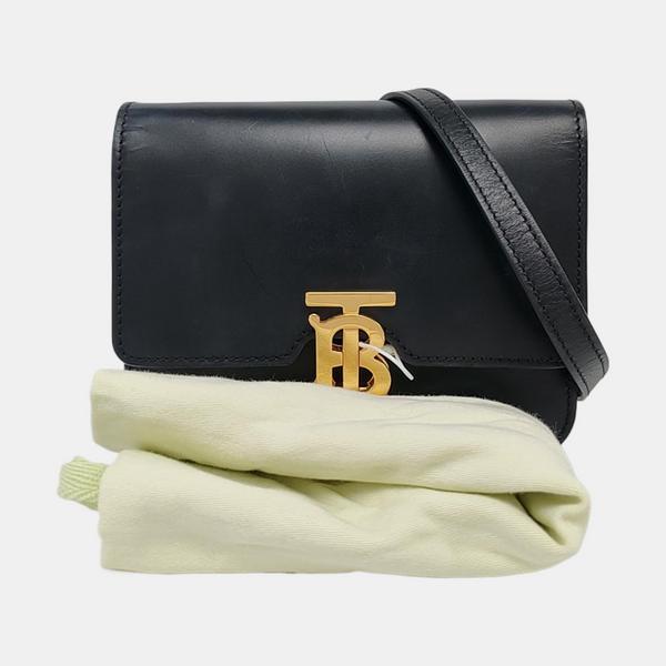 TB Mini Calfskin Black