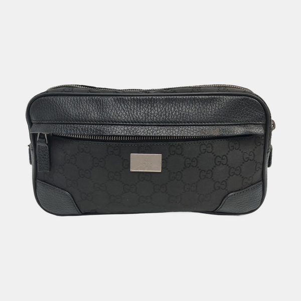 Monogram Canvas Belt Bag Black
