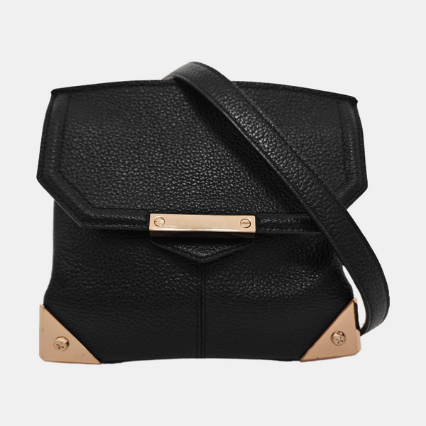 Calfskin Crossbody Bag Black