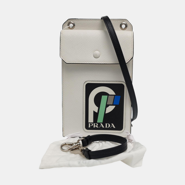 Calfskin Shoulder Bag White