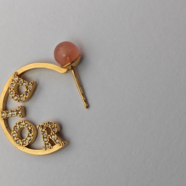 Metal Gold Stud Earrings
