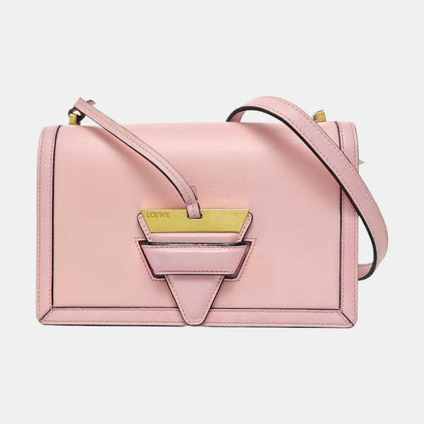 Authenticated pre-owned Barcelona Medium Calfskin Pink - Crossbody Bag at Looply