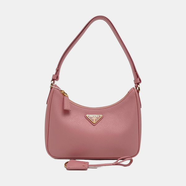 Re-Edition2000 Mini Saffiano Calfskin Pink