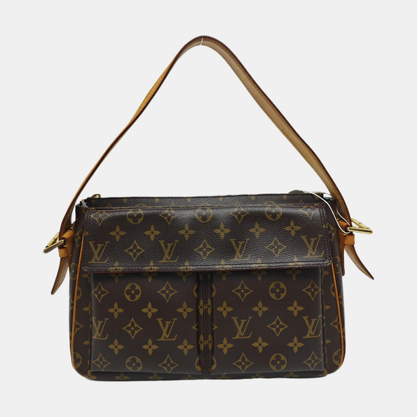 VIVA CITE Monogram Coated Canvas Brown