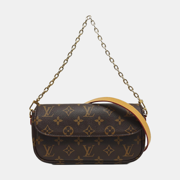 IVY Monogram Coated Canvas Brown
