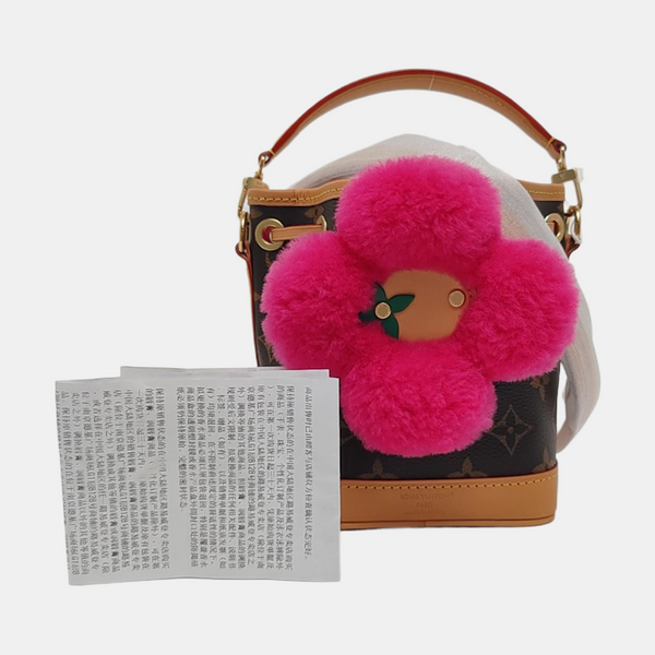 VIVIENNE Monogram Coated Canvas Brown