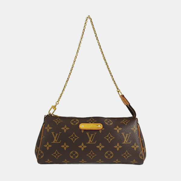 EVA Monogram Coated Canvas Brown