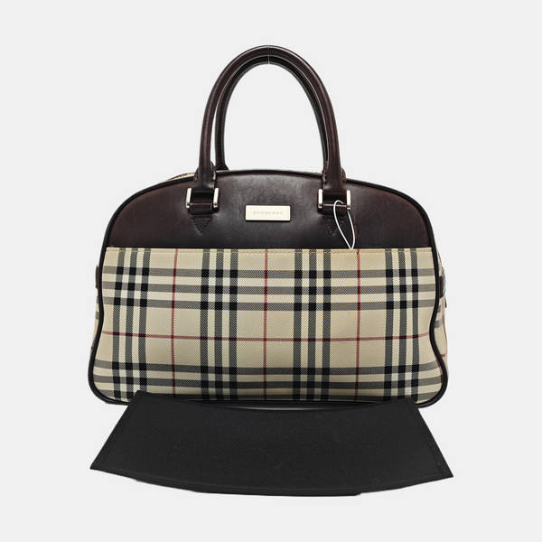 Canvas Top Handle Bag Beige