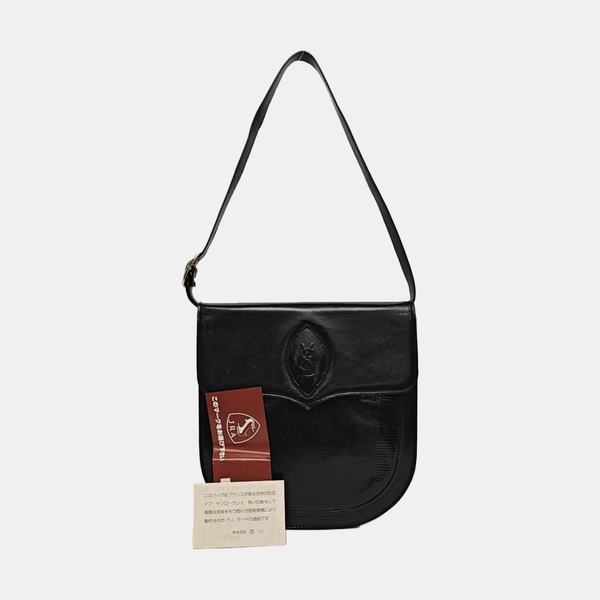 Lambskin Shoulder Bag Black