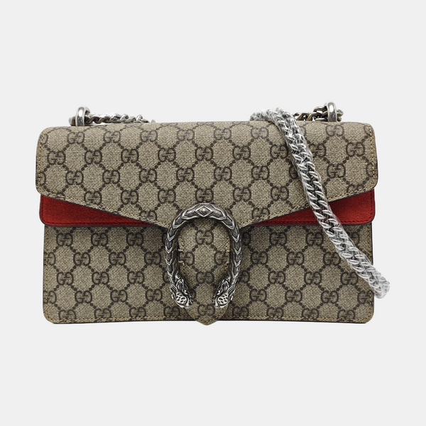 Authenticated pre-owned Dionysus Small Monogram Coated Canvas Beige - Shoulder Bag at Looply