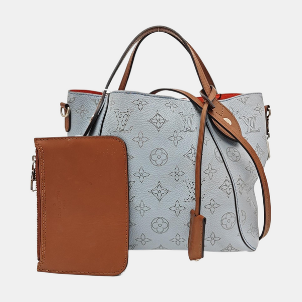 HINA PM Monogram Calfskin Blue