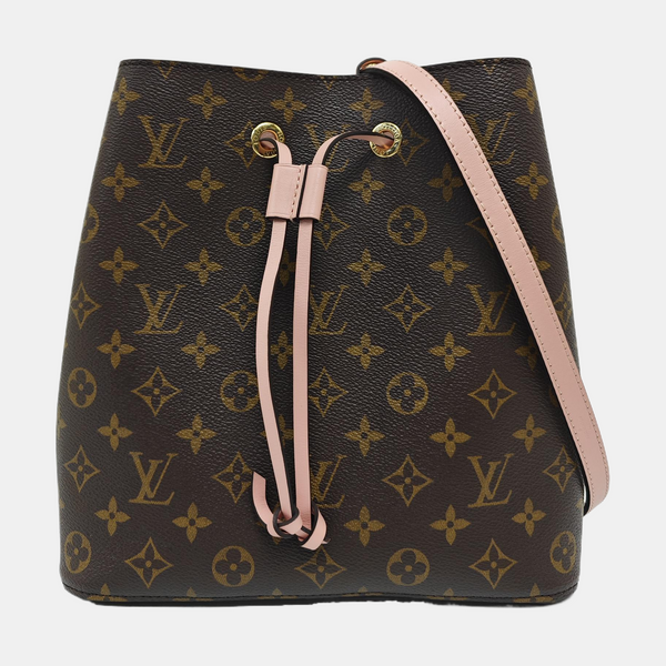 NÉONOÉ MM Monogram Coated Canvas Brown
