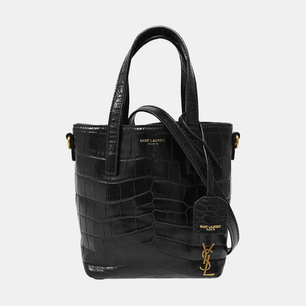 Calfskin Shoulder Bag Black