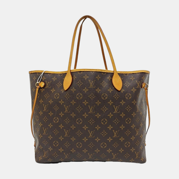 NEVERFULL GM Monogram Coated Canvas Brown