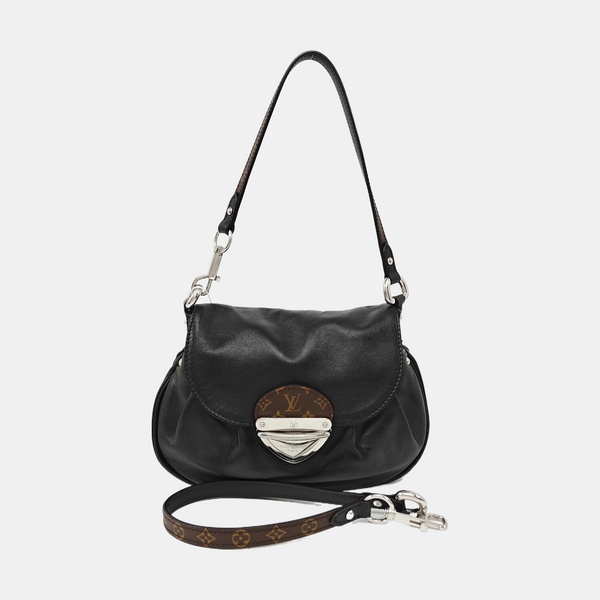 SUNSET Monogram Lambskin Black