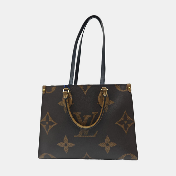 ONTHEGO MM Monogram Coated Canvas Brown