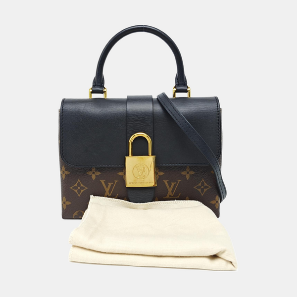 LOCKY BB Monogram Coated Canvas Brown